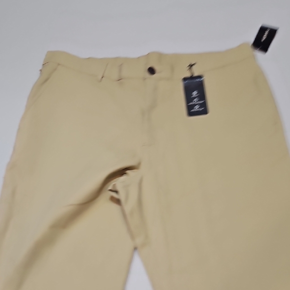 Alfani Men's Khaki Chinos Water Repellent Stretch 36x32 Workwear Made In Egypt - Picture 3 of 8